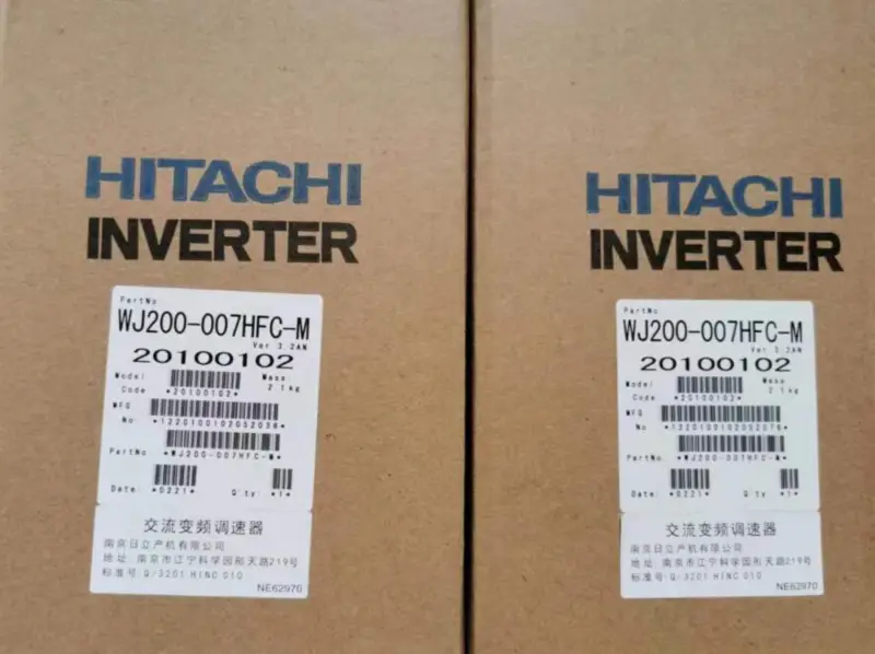 HITACHI INVERTER WJ200-007HFC-M 0.75KW ΝΈΟ