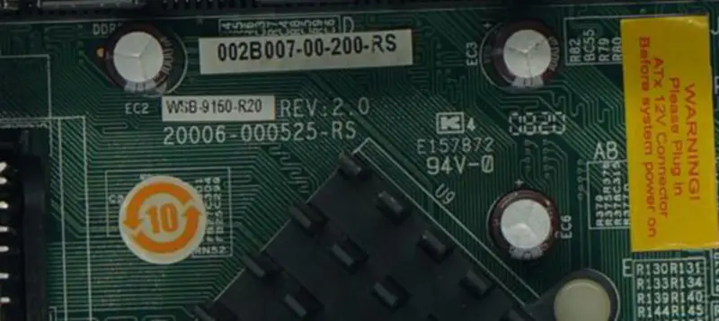 Βιομηχανική μητρική πλακέτα IEI WSB-9150-R20 REV:2.0