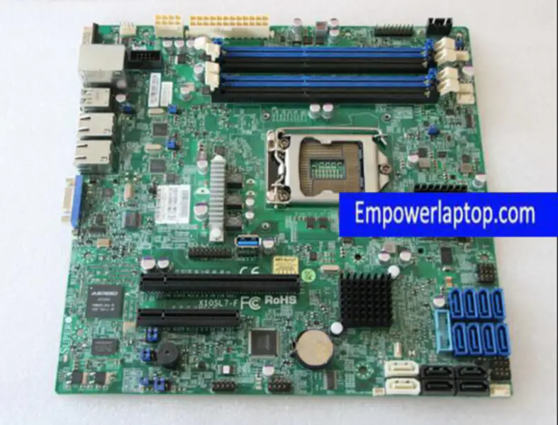Supermicro X10SL7-F C222 LGA 1150 singel Server motherboard support V2 V3 V4 CPU SAS