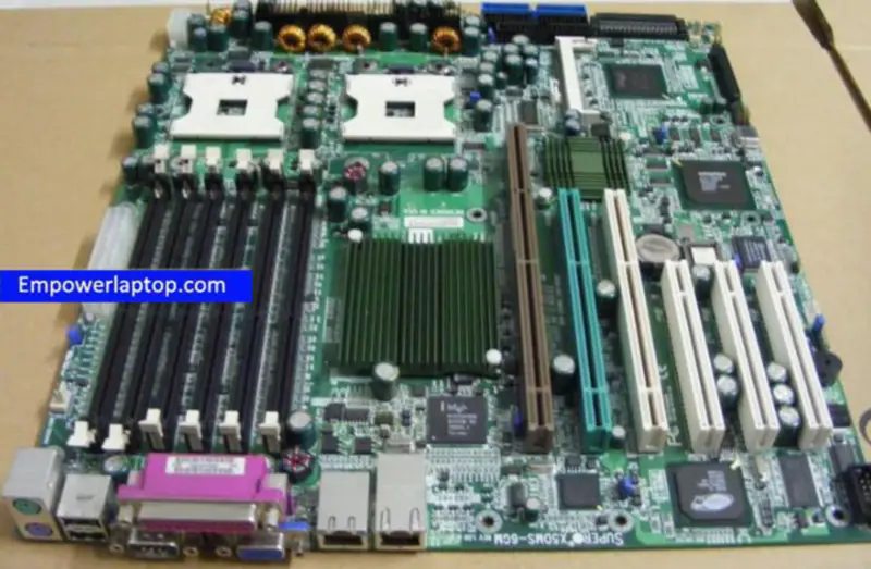 Μητρική πλακέτα διακομιστή SuperMicro X5DMS-6GM E7501 604 Dual 533 FSB με SCSI