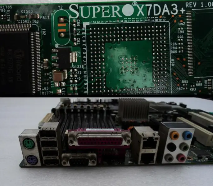 SuperMicro X7DA3+ REV 1.00 INTEL S5000X Workstation motherboard