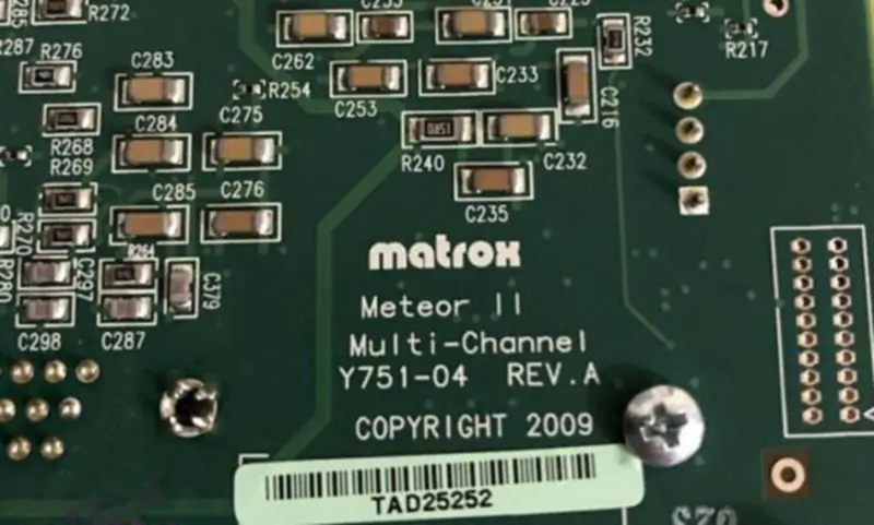 Βιομηχανική μητρική πλακέτα Matrox METEOR2-MC/4* Y751-04 REV.A