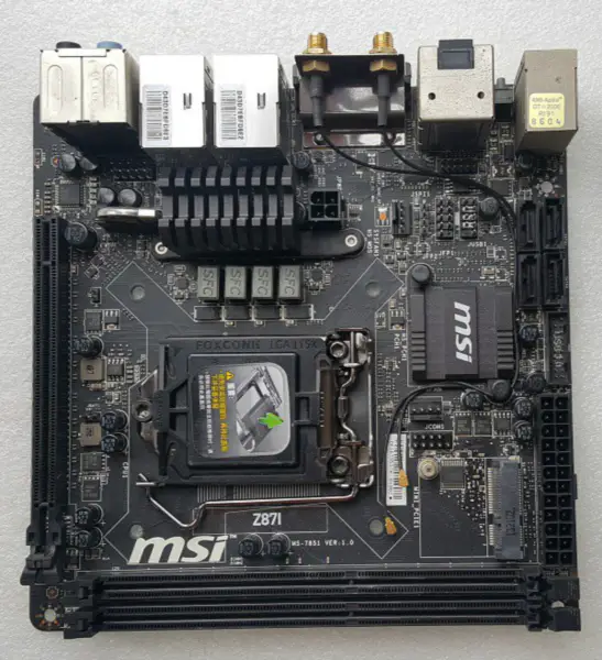 Μητρική κάρτα MSI Z87I LGA1150 DDR3 32GB Mini-ITX