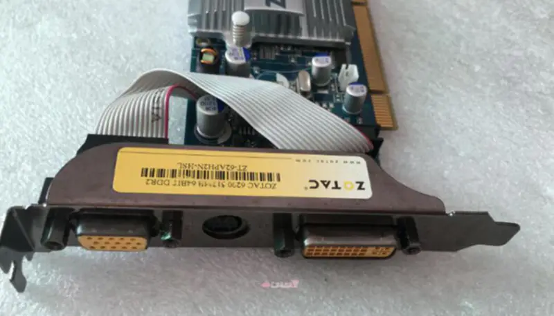 ZOTAC GeForce 6200 512MB 64BIT DDR2 6200 Graphics Card