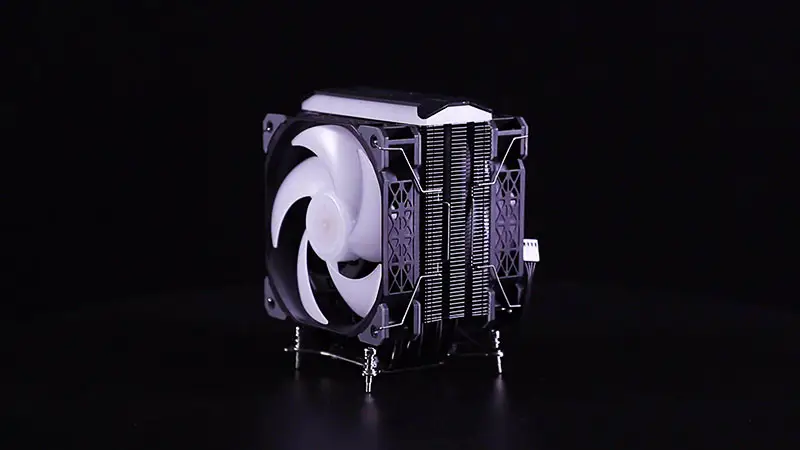 Διπλοί ανεμιστήρες Cpu ψύξης ψύκτη αέρα για επεξεργαστή