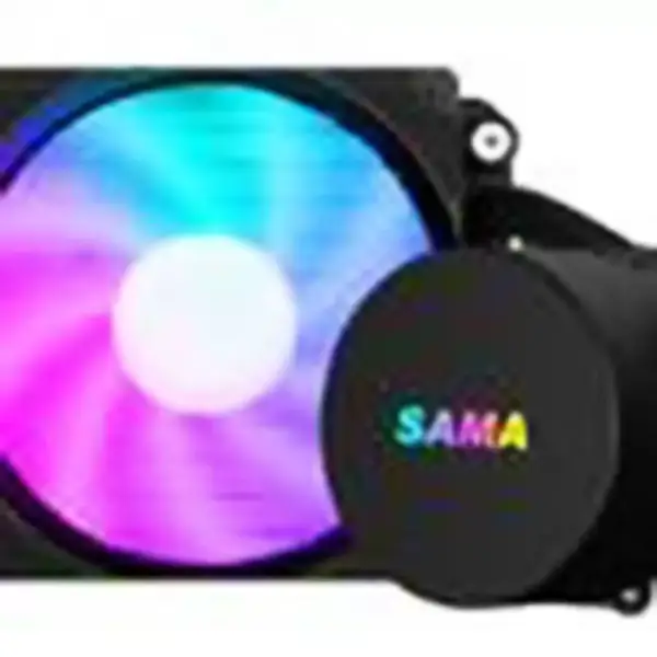 Sama 120mm Cooler Cpu Liquido Intel Cpu Cooler With Temperature Gaming Computer Liquid Cooler
