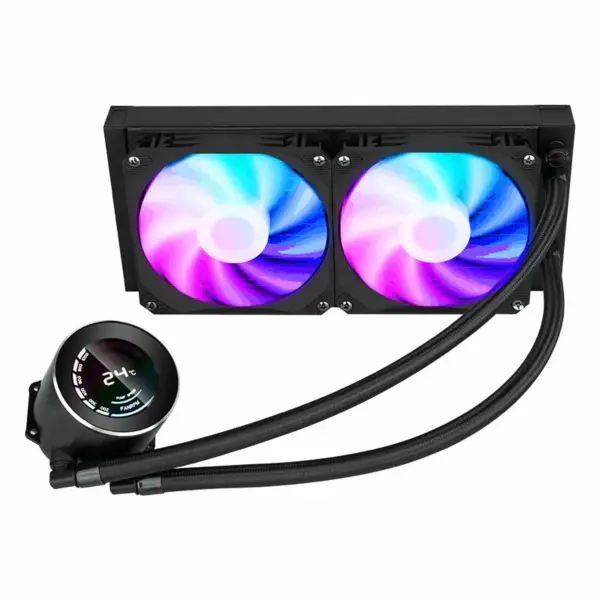 Sama 240 Cpu Water Cooler Heat Sink Accept 12600k 115x /2700/3600/5950x Cpu Radiator Cooling With Rgb Cooler Fan Cpu Liquid Cool