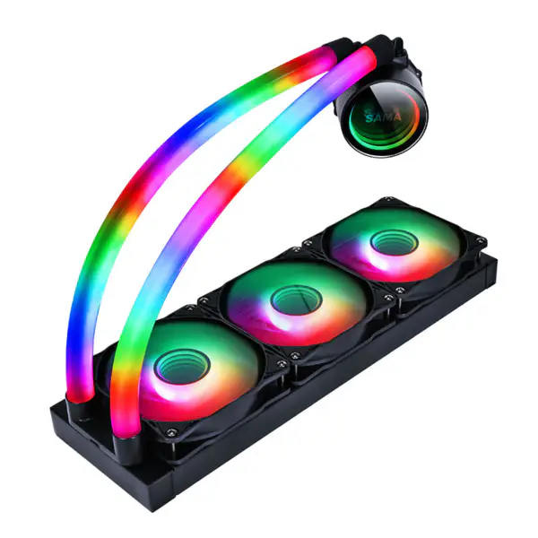 Sama 360 Lga1200 Lga1700 Lga 2011 Μαύρη υδρόψυξη Pc Cooler Watercoole Cpu Cooling Water Heatsink σύστημα ψύξης νερού για ψύξη Pc Case
