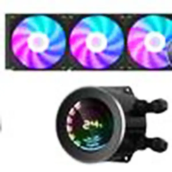 Sama 360mm Aio Cpu υγρό ψύξης νερού ψύκτη Kit Pc σύστημα Lcd οθόνη