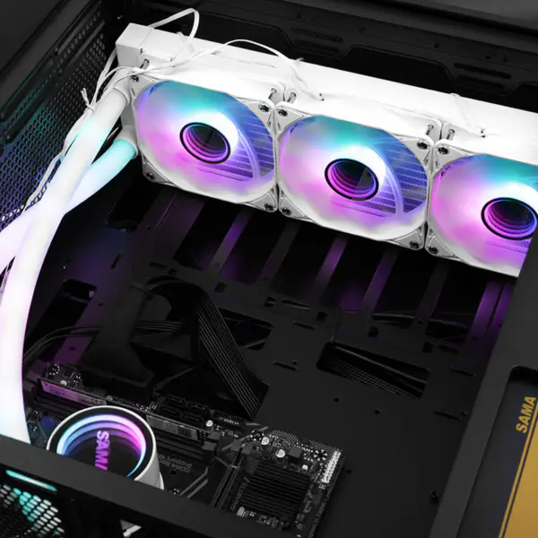 Sama 360mm Cpu Water Cooling With 5v Argb Fan Strong Water Cooler For Gaming Computer Case Liquid Cooler For Cpu
