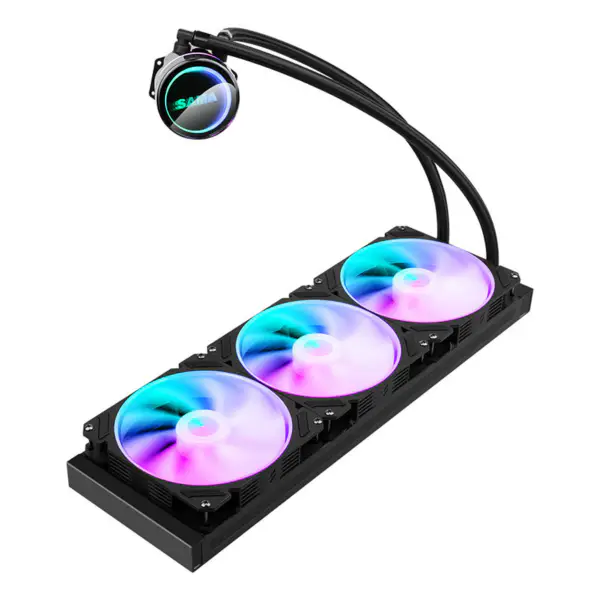 Sama 420mm Gpu Cooler Lga 1700 Pc Cpu Water Cooling Kit Rainbow Pc Cpu Water Cooling Kit