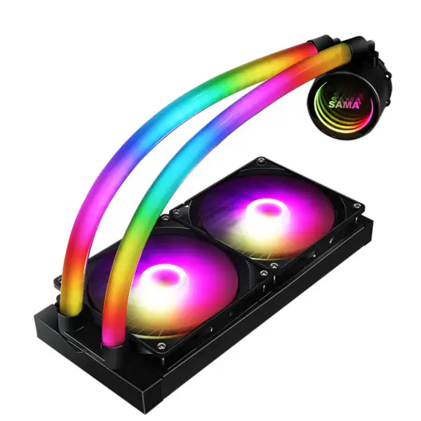 Sama Am4 Am5 Cooler Gaming υπολογιστή υγρό ψύκτη Cpu Cooler Argb αντλία αέρα με χαμηλότερο θόρυβο