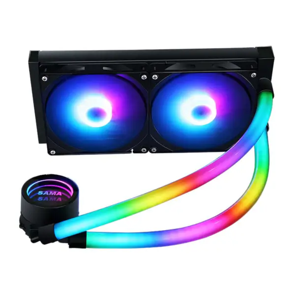 Sama Am4 Am5 Cooler Gaming υπολογιστή υγρό ψύκτη Cpu Cooler Argb αντλία αέρα με χαμηλότερο θόρυβο