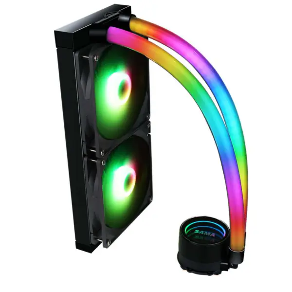 Sama Am4 Am5 Cooler Gaming υπολογιστή υγρό ψύκτη Cpu Cooler Argb αντλία αέρα με χαμηλότερο θόρυβο
