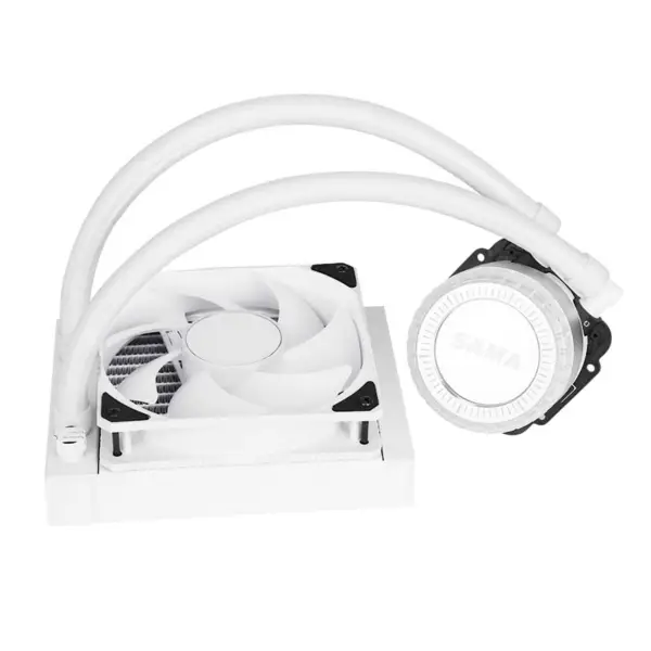 Sama Argb Coloful 120mm Radiator White Pc Cpu Water Cooler