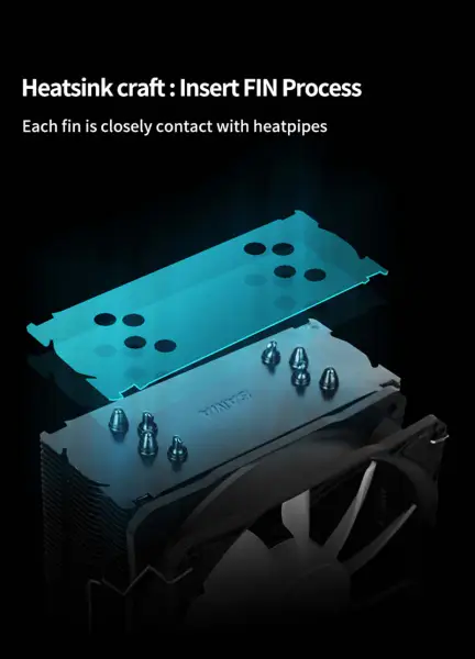 Sama Computer Radiator Cooler Cpu Air Cooler Fan For Gaming Case