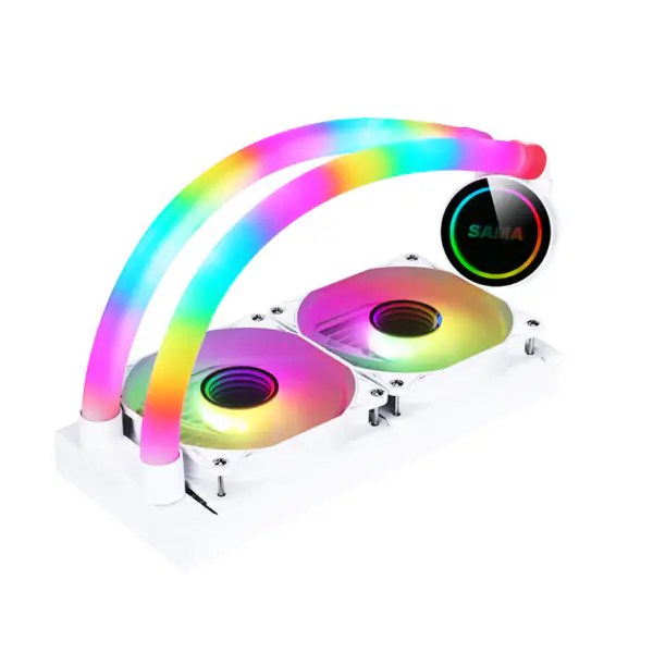 Sama Custom Cpu Cooler Heat Sinks 240 Rgb ψύξης ανεμιστήρα για Intel Amd Cpu Lga775/115x Am4 Am5 Ryzen 12600k Cpu Liquid Cool