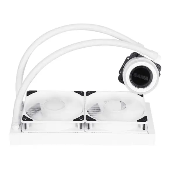 Sama 240mm White Radiator Cpu Water Cooler