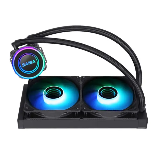 Sama 240mm White Radiator Cpu Water Cooler