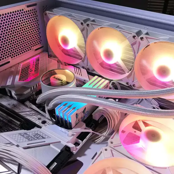 Sama Intel Amd 360 χιλιοστά πολύχρωμο Rgb Led Glow επεξεργαστή χαλκού Pc ψυγείο Pc υγρό Aio Cpu ψύκτη νερού ψύξης Pc
