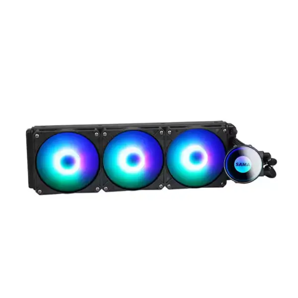 Sama Intel Amd 360 χιλιοστά πολύχρωμο Rgb Led Glow επεξεργαστή χαλκού Pc ψυγείο Pc υγρό Aio Cpu ψύκτη νερού ψύξης Pc