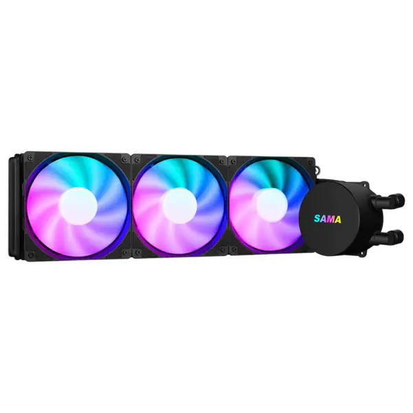 Sama Coloful ανεμιστήρα λευκό ψύκτη νερού για υπόθεση Pc