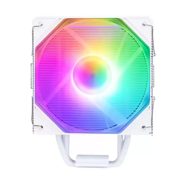Sama White Rainbow Rgb Gaming Computer Cooling Radiator Heat Pipe Processor Air Cooling Cpu Air Coolers With 4 Copper Pipe