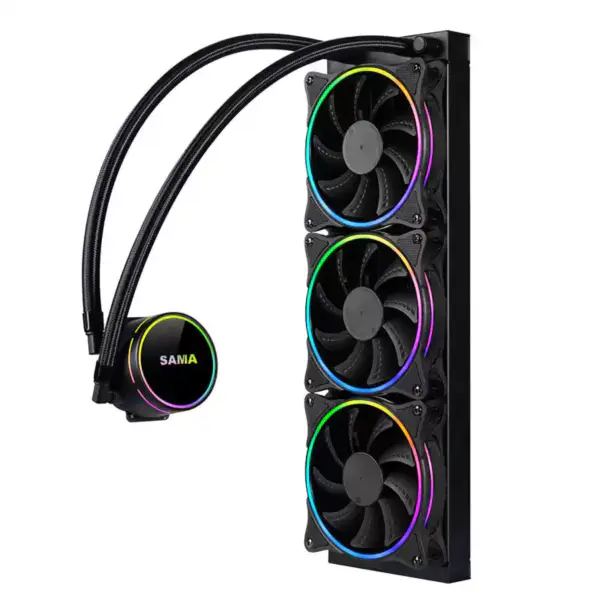 Sama Water Cooling Kit Pc Gpu Cooler Black Liquid System Cpu Cooler 1700 For Cpus