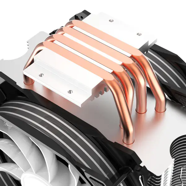 Alseye 120mm διπλού ανεμιστήρα 4 σωλήνες θερμότητας Rgb Cpu Cooler Aura