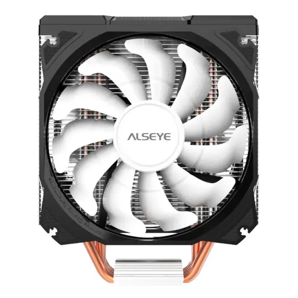 Alseye 120mm διπλού ανεμιστήρα 4 σωλήνες θερμότητας Rgb Cpu Cooler Aura