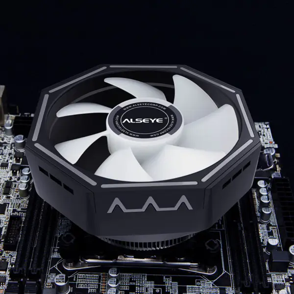 Alseye 120 χιλιοστά Heatsink Rgb ψύξης ανεμιστήρα Cpu Cooler 775/115x/1200