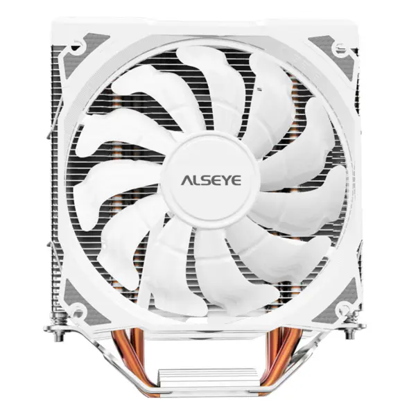 Alseye 4 σωλήνας θερμότητας 120mm Sync διπλού ανεμιστήρα πύργου Argb Cpu Cpu αέρα ψύξης ανεμιστήρα