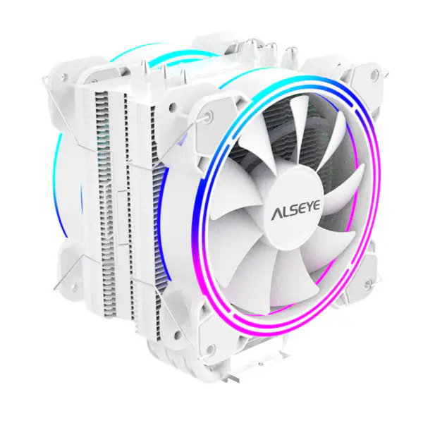 Alseye 6pipes 120mm ψύκτρα διπλού ανεμιστήρα Argb Cpu Fan Cooler