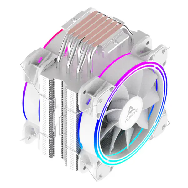 Alseye 6pipes 120mm ψύκτρα διπλού ανεμιστήρα Argb Cpu Fan Cooler