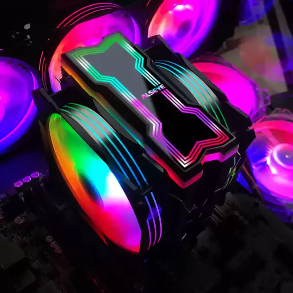Alseye Δημοφιλές M120d μαύρο χρώμα 120mm Cpu ψύκτη Pc Gaming σύστημα ψύξης αέρα