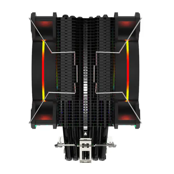 Amazon Top Selling Tdp 180w Gaming Case Cpu Cooler 120mm Pwm Case Fan Heat Pipes Universal Platform Pc Air Cooler