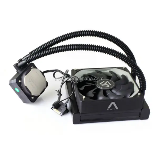 Υγρός ψύκτης Watermax120 Cpu με υψηλής απόδοσης υγρό ψύξης νερού ψύξης υπολογιστή Fan12cm Pwm 4pin ψυγείο αλουμινίου Pwm 4pin