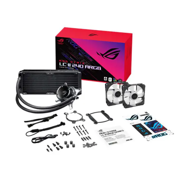 AsUs Rog Ryujin Ii 240 Argb 2fans Integrated Water Cooling Radiator 12th Gen Cpu Asetek Processor Cooling