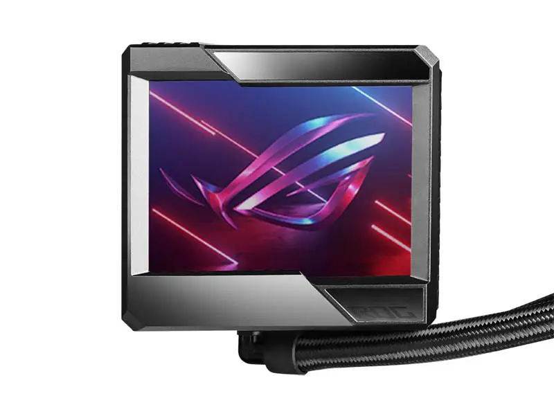 AsUs Rog Ryujin Ii 360 Argb 3fans Ενσωματωμένο υδρόψυκτο ψυγείο 12th Gen Cpu Asetek 7th Gen 3.5in Lcd Pwm Dc Argb Cool Fan