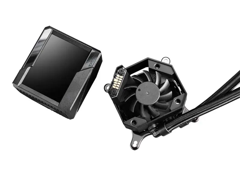 AsUs Rog Ryujin Ii 360 Argb 3fans Ενσωματωμένο υδρόψυκτο ψυγείο 12th Gen Cpu Asetek 7th Gen 3.5in Lcd Pwm Dc Argb Cool Fan