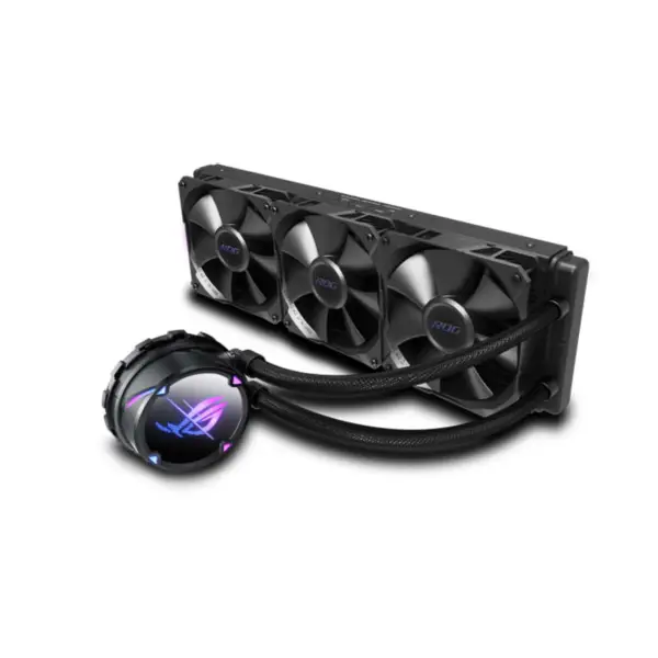 AsUs Rog Strix Lc Ii 360 3fans Ενσωματωμένο ψυγείο ψύξης νερού 12th Gen Cpu Asetek 7th Pwm Dc Cpu Cooling