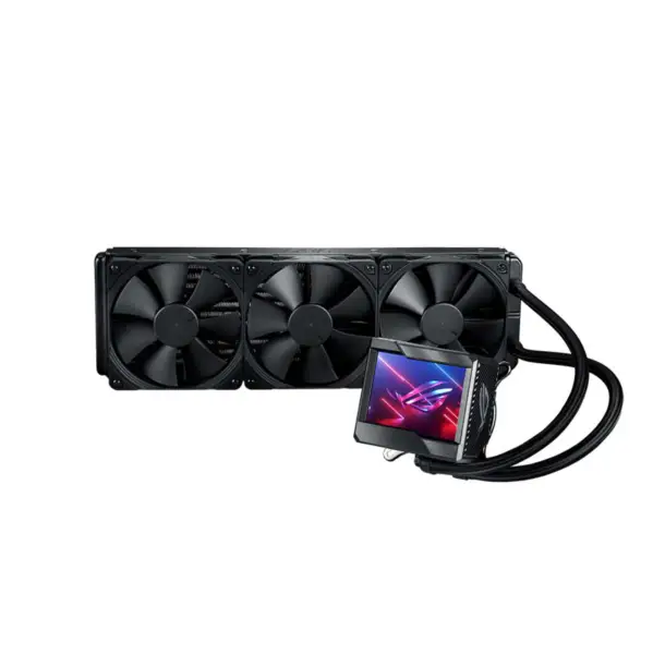 AsUs Rog Ryujin Ii 360 3fans Ενσωματωμένο ψυγείο ψύξης νερού 12ης γενιάς Cpu Asetek 7ης γενιάς 3,5-ιντσών οθόνη LCD Rgb