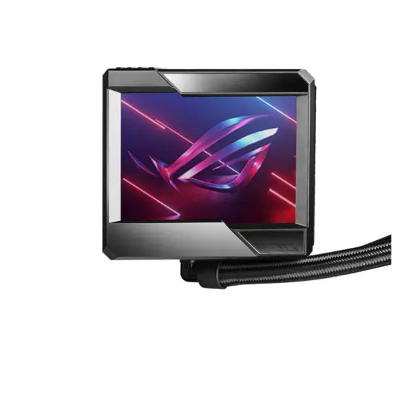 AsUs Rog Ryujin Ii 360 3fans Ενσωματωμένο ψυγείο ψύξης νερού 12ης γενιάς Cpu Asetek 7ης γενιάς 3,5-ιντσών οθόνη LCD Rgb