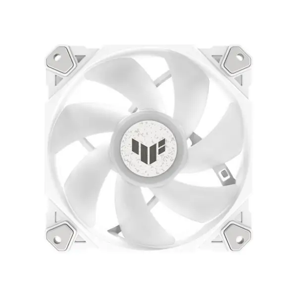AsUs Tuf Gaming White Heroic Light Tf120 ανεμιστήρας πλαισίου 3 τεμάχια Argb ανεμιστήρα με ελεγκτή φωτισμού Tuf Gaming Tf120 Argb 3in1