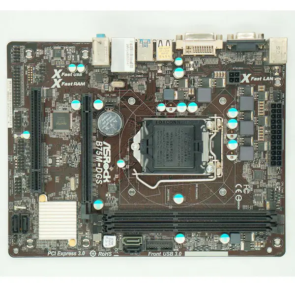 Μητρική πλακέτα Asrock B75M-DGS B75 LGA 1155 Micro-ATX