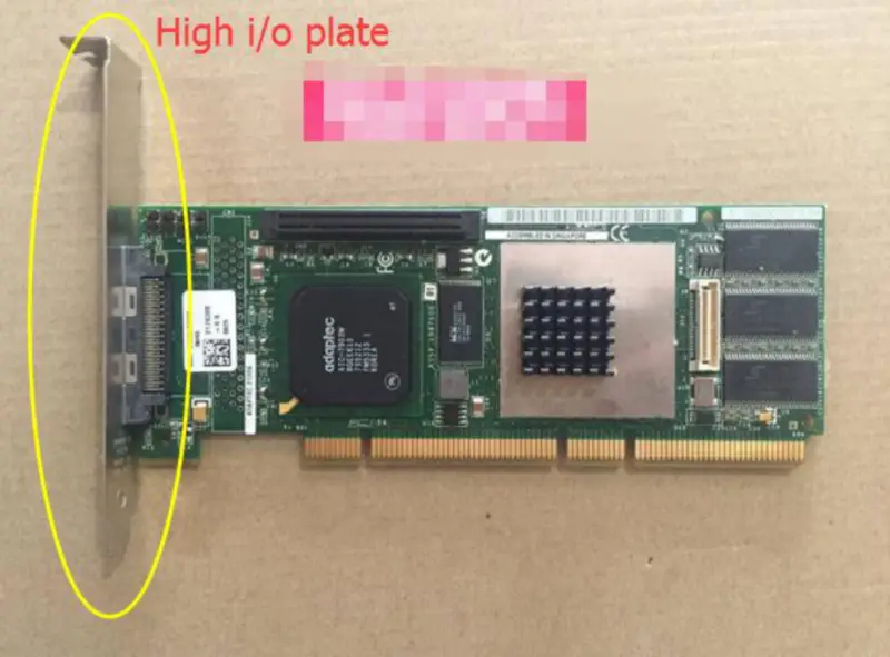 ADAPTEC ASR-2120S/64MB 320MB κάρτα SCSI RAID για ADAPTEC