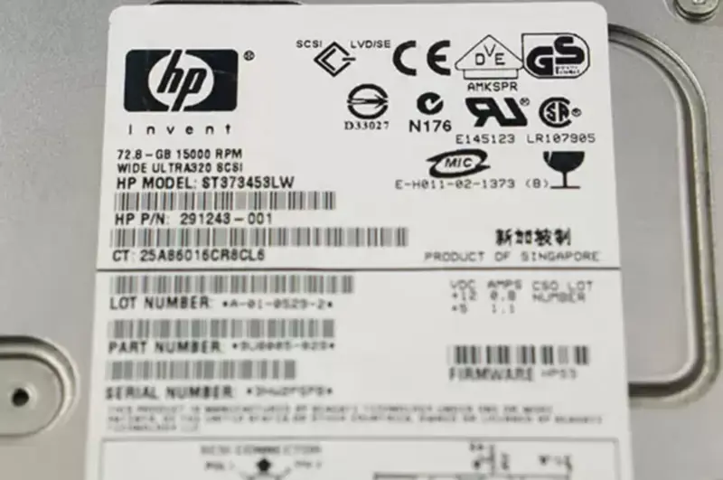 Workstation 73GB 15K U320 68pin SCSI ST373453LW ST373454LW ST373455LW well tested working industrial motherboard