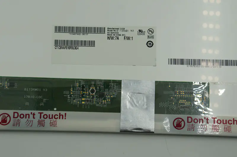 17.3'' Οθόνη LCD B173RW01 V.5 V2 V.4 V0 V1 LP173WD1 (TL)(A1) LTN173KT02 N173FGE-L21 L23 LTN173KT01 K01 N173O6-L02 Rev.C1 40 ακίδων
